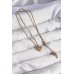 Çelik Kolye Kalp 316L Gold Renk Love Çelik Kolye Kalp 316L Gold Renk Love