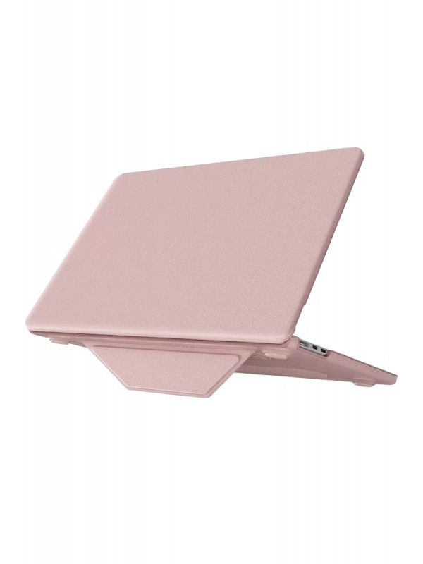 Macbook Pro 14 2021 Deri Kapak - Pembe&hellip;
