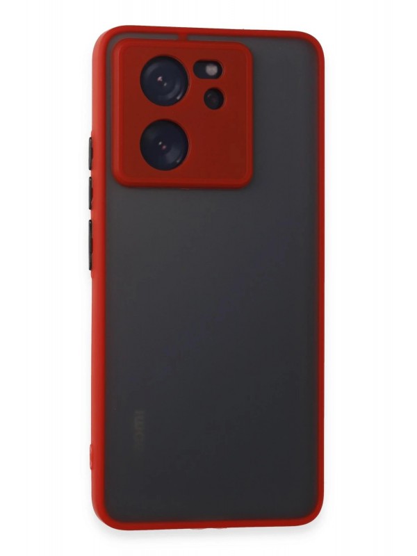 Mi 13T Pro Kılıf Montreal Silikon Kapak - Kırmızı&hellip;