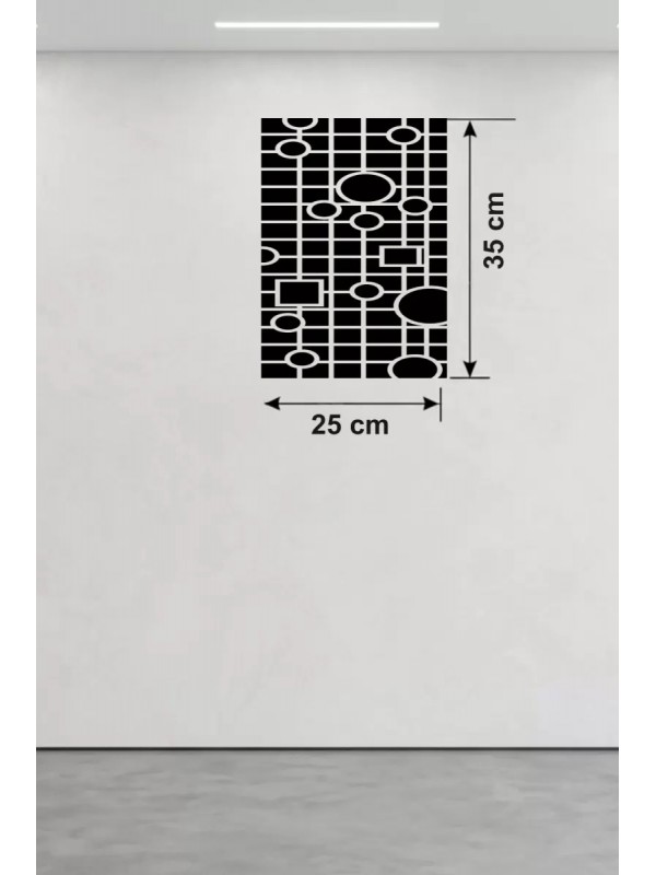 Modern Geometrik Desenli Ahşap Duvar Tablosu - 25x35… Modern Geometrik Desenli Ahşap Duvar Tablosu - 25x35…