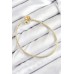Kadın Bileklik Pirinç Charm Topcuk Gold Renk Kadın Bileklik Pirinç Charm Topcuk Gold Renk