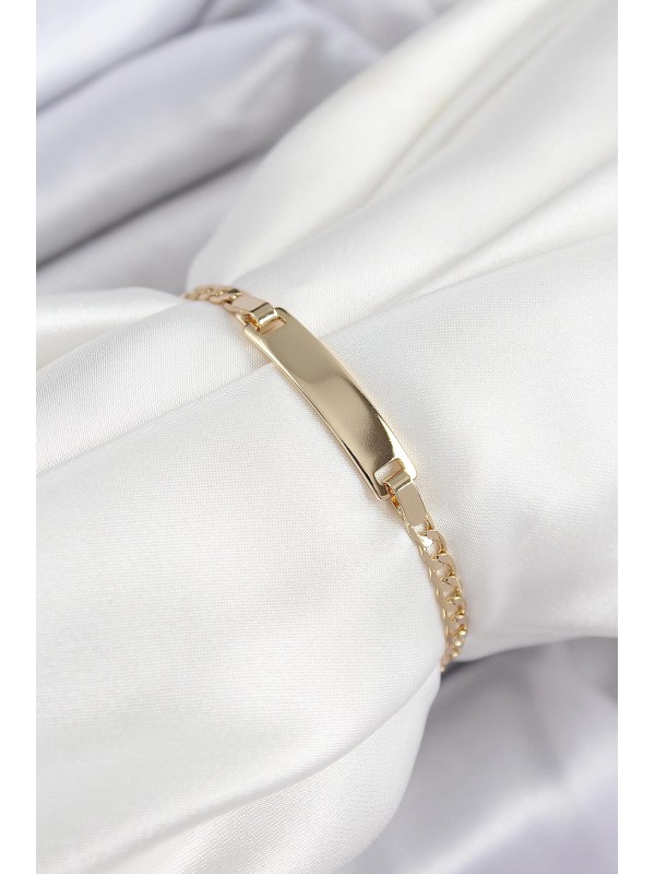 Pirinç Dikdörtgen Gold Renk Xuping Bebek Künyesi… Pirinç Dikdörtgen Gold Renk Xuping Bebek Künyesi…