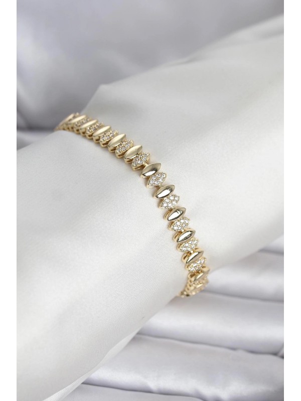Kadın Bileklik Pirinç Gold Renk Arpa&hellip;
