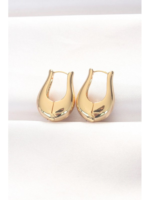 Küpe Pirinç Gold Renk Bombeli… Küpe Pirinç Gold Renk Bombeli…