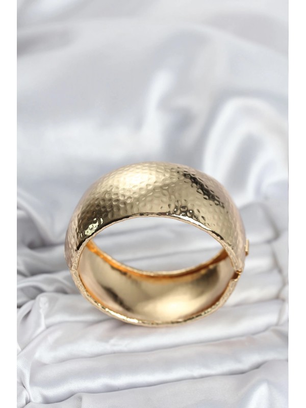 Kadın Bileklik Vintage Pirinç Gold Renk Bombeli&hellip;