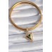 Taşlı Pirinç Gold Renk Zirkon 3D Üçgen Ajda Charm Taşlı Pirinç Gold Renk Zirkon 3D Üçgen Ajda Charm