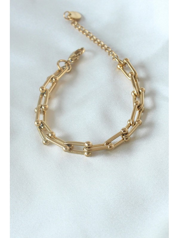 Çelik Kadın Bileklik 316L Gold Renk Tifany&hellip;