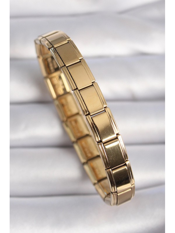 Çelik Bileklik 316L Gold Renk Yazısız Nomination Charm&hellip;