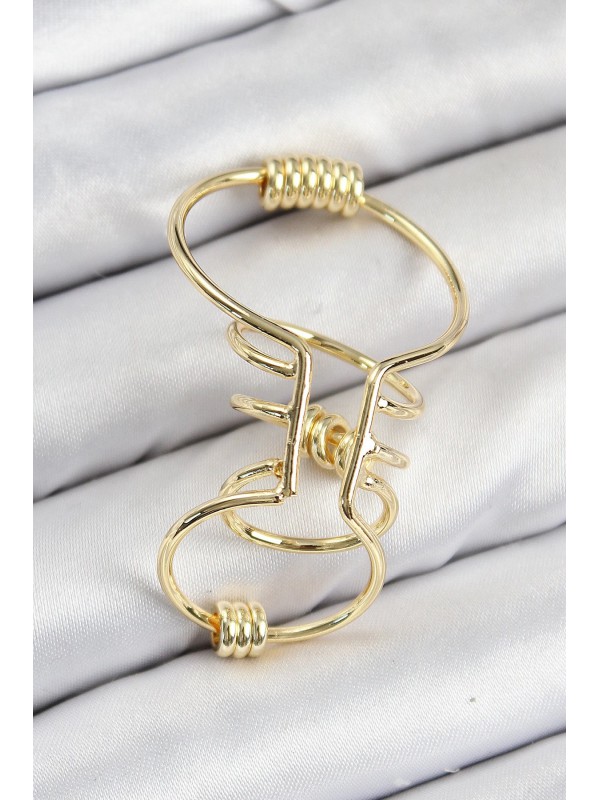 Küpe Pirinç Halkalı Gold Renk Kıkırdak&hellip;