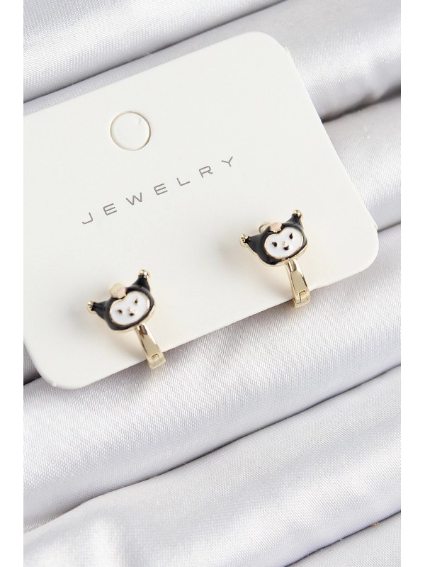 Küpe Pirinç Kuromi Gold Renk Çocuk… Küpe Pirinç Kuromi Gold Renk Çocuk…