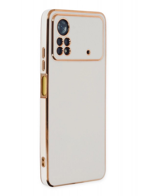 Poco X4 Pro 5G Kılıf Volet Silikon - Beyaz&hellip;