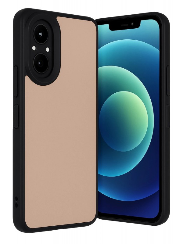 Realme 12 Lite Kılıf Aras Deri Kapak - Pudra&hellip;