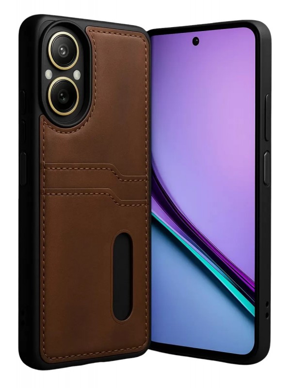 Realme 12 Lite Kılıf Sara Kartvizitli Deri - Taba… Realme 12 Lite Kılıf Sara Kartvizitli Deri - Taba…