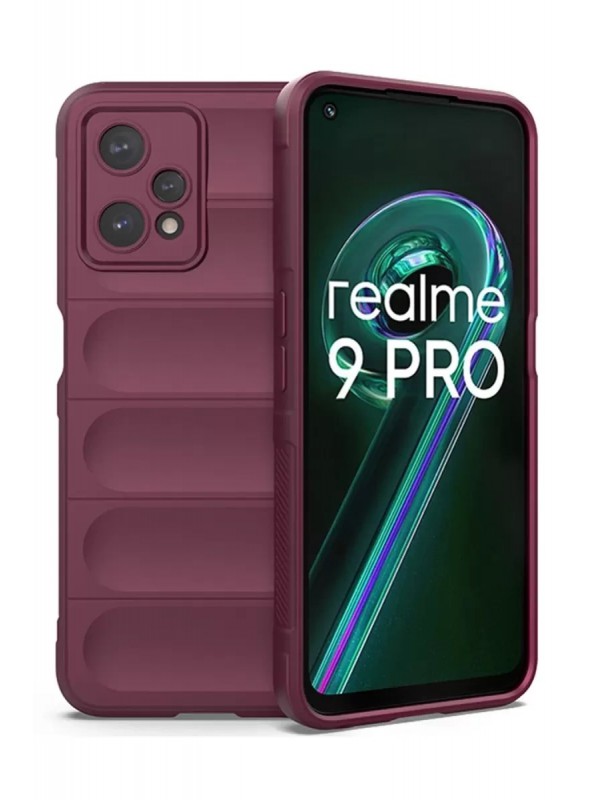 Realme 9 Pro 5G Kılıf Optimum Silikon - Bordo&hellip;