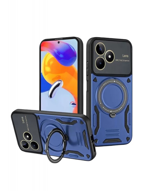 Realme C53 Kılıf Joy Lens Standlı Kapak - Lacivert&hellip;