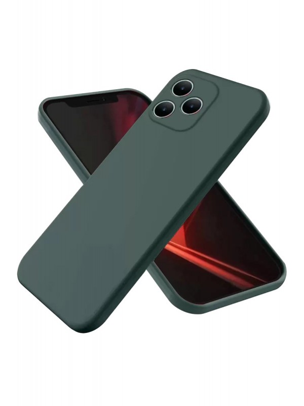 Realme Note 50 4G Kılıf First Silikon - Koyu Yeşil&hellip;