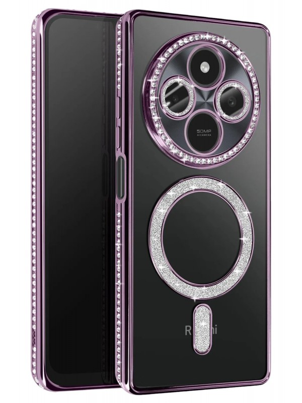 Redmi 14C Joke Simli Magneticsafe Kılıf - Derin Mor&hellip;