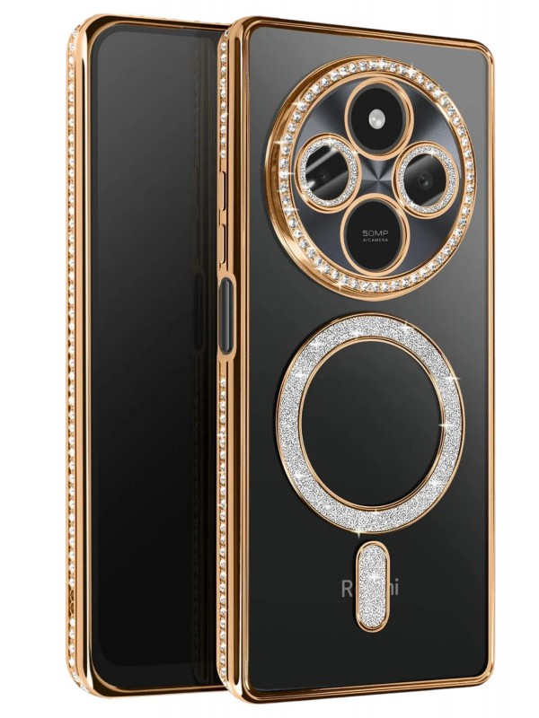 Redmi 14C Joke Simli Magneticsafe Kılıf - Gold&hellip;