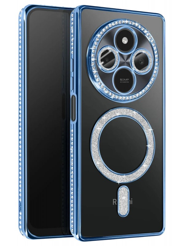 Redmi 14C Joke Simli Magneticsafe Kılıf - Mavi&hellip;
