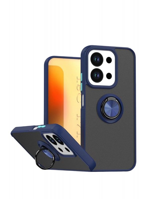 Yüzüklü Redmi 15C 4G Montreal Silikon Kapak - Lacivert&hellip;