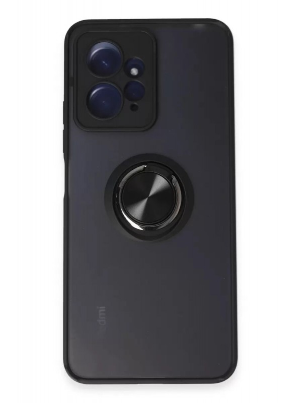 Yüzüklü Redmi Note 12 4G Kılıf Montreal Silikon Kapak&hellip;