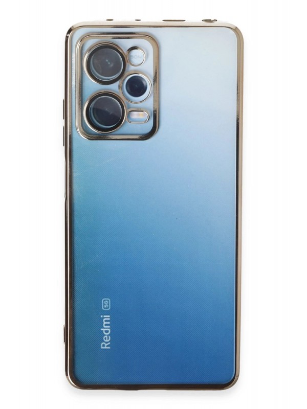 Redmi Note 12 Pro 5G Kılıf Lensli Silikon - Gold&hellip;