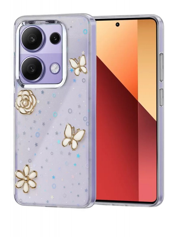 Redmi Note 13 Pro 4G Fiyonk Desenli Kapak - Desen 10&hellip;