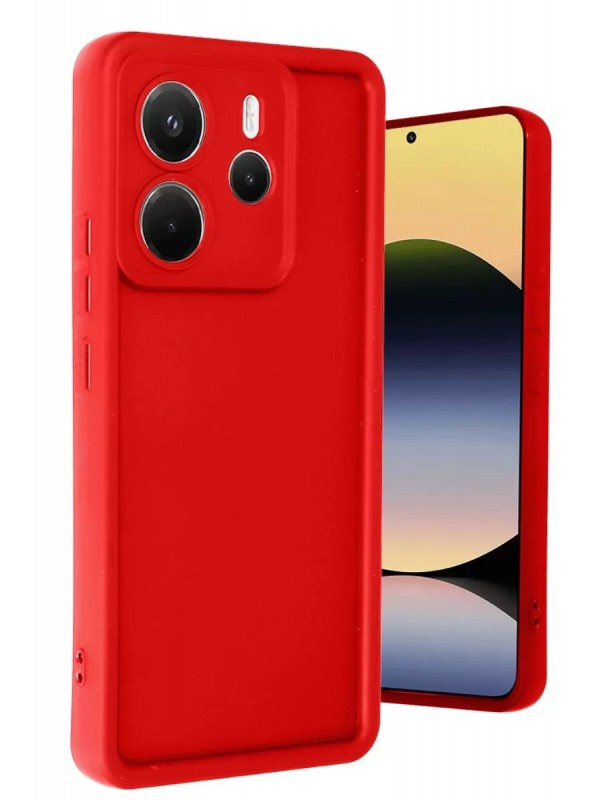Redmi Note 14 4G Kılıf Viera Silikon - Kırmızı&hellip;