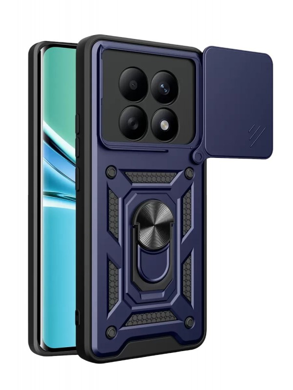 Yüzüklü Redmi Note 15 4G Pars Lens Silikon - Lacivert&hellip;