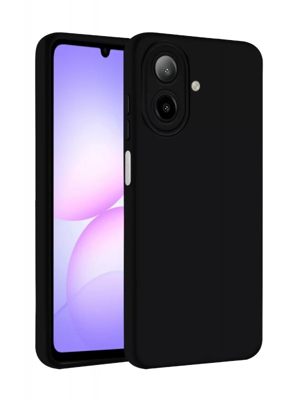Samsung Galaxy A07 4G Nano İçi Kadife Silikon - Siyah&hellip;