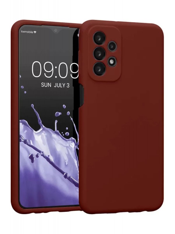 Samsung Galaxy A23 4G Kılıf First Silikon - Bordo&hellip;