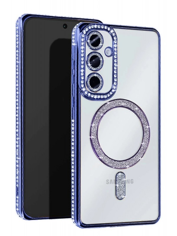 Samsung Galaxy A36 Joke Simli Magneticsafe Kılıf - Mavi&hellip;