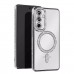 Gümüş Samsung Galaxy A56 Joke Simli Magneticsafe Kılıf