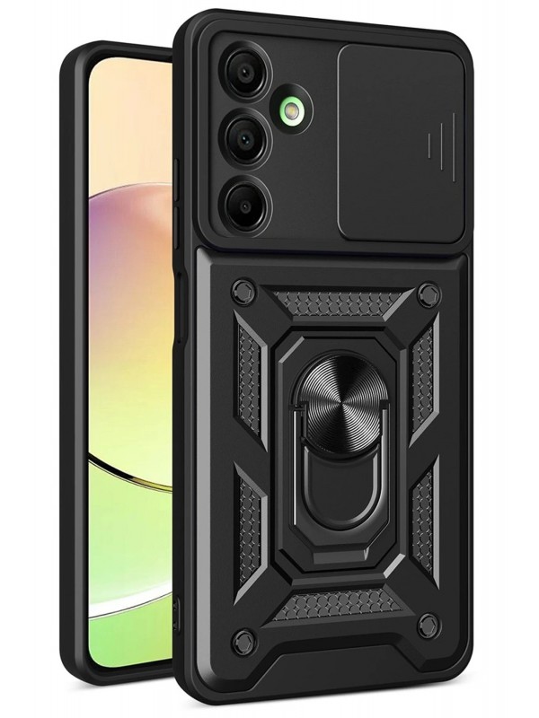Yüzüklü Samsung Galaxy A56 Kılıf Pars Lens Silikon -&hellip;