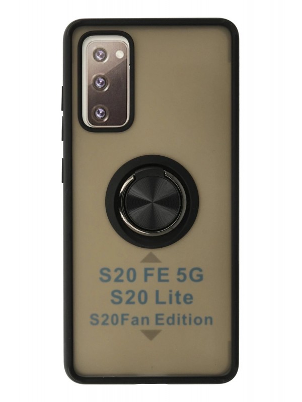 Yüzüklü Samsung Galaxy S20 FE Kılıf Montreal Silikon&hellip;