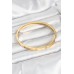 Çelik Kadın Bileklik Taşlı 316L Gold Renk Zirkon 65 Mm