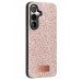 Samsung Galaxy S25 Bright Simli Kapak - Pembe