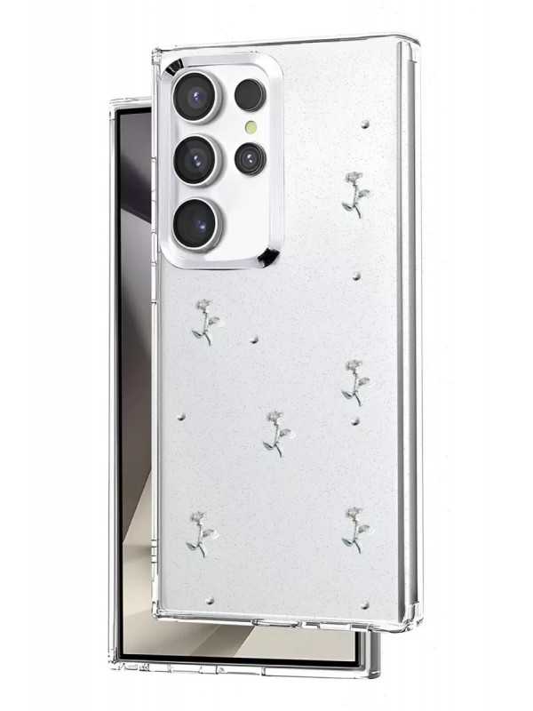 Samsung Galaxy S25 Ultra Fiyonk Desenli Kapak - Desen 4&hellip;