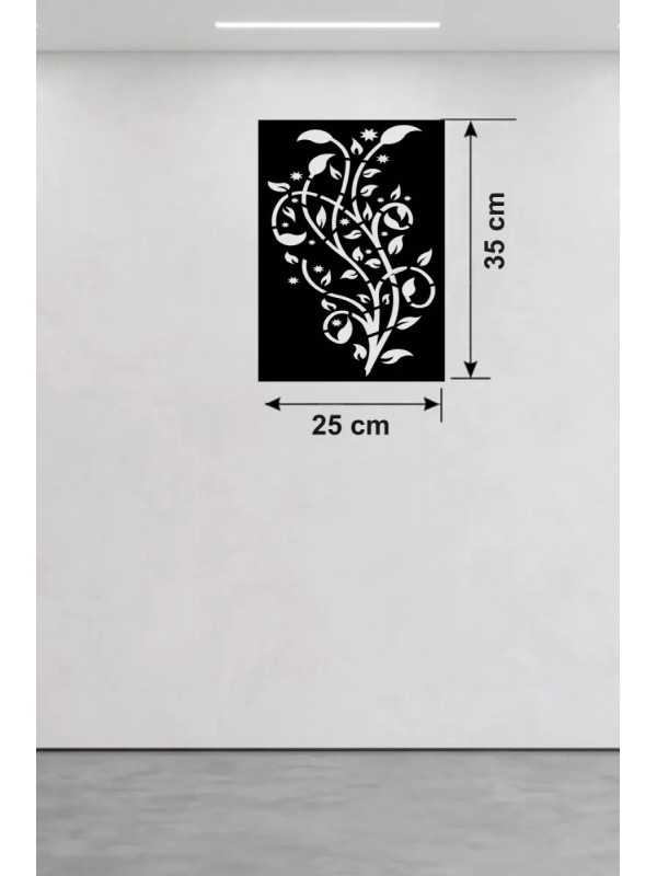 Sarmaşık Dalı Tasarım Ahşap Duvar Tablosu - 25x35… Sarmaşık Dalı Tasarım Ahşap Duvar Tablosu - 25x35…