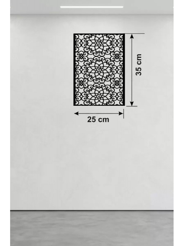 Selçuklu Yıldızı Temalı Ahşap Duvar Tablosu - 25x35&hellip;