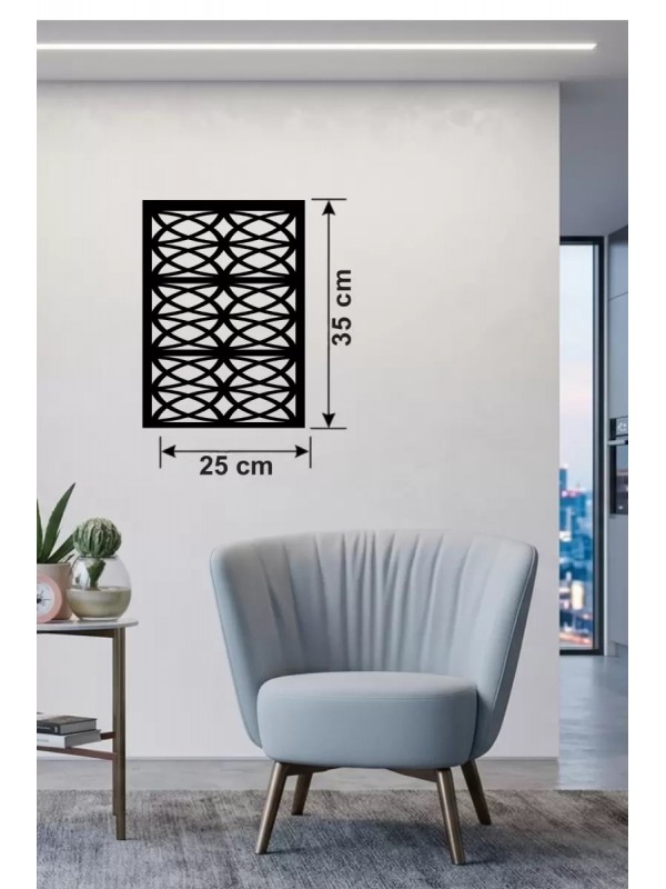 Selçuklu Yıldızı Temalı Ahşap Duvar Tablosu - 25x35&hellip;
