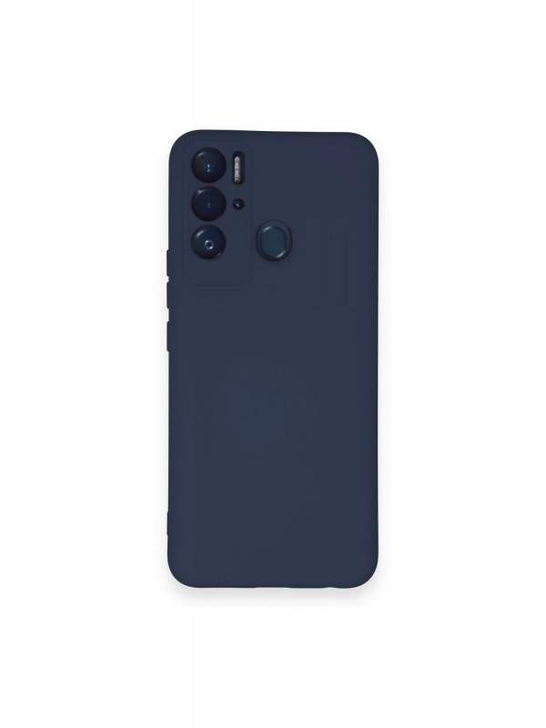 Tecno Pova Neo Kılıf Nano İçi Kadife Silikon - Lacivert&hellip;