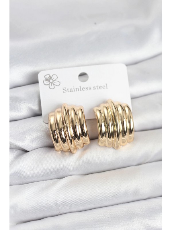 Çelik Kadın Küpe Vintage 316L Gold Renk&hellip;