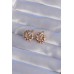 Küpe Taşlı Burgu XUPİNG Rose Renk Oval Zirkon