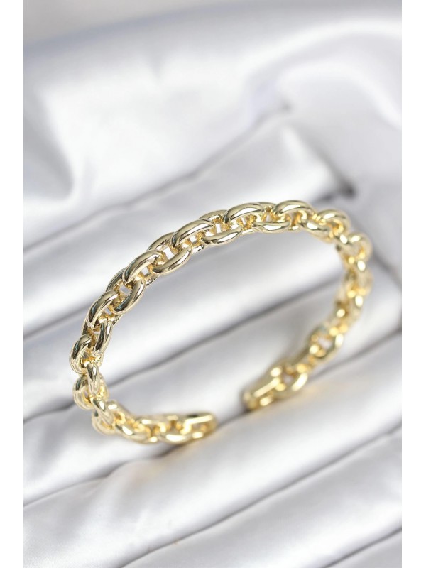Kadın Bileklik Zincir Gold Renk Pirinç… Kadın Bileklik Zincir Gold Renk Pirinç…