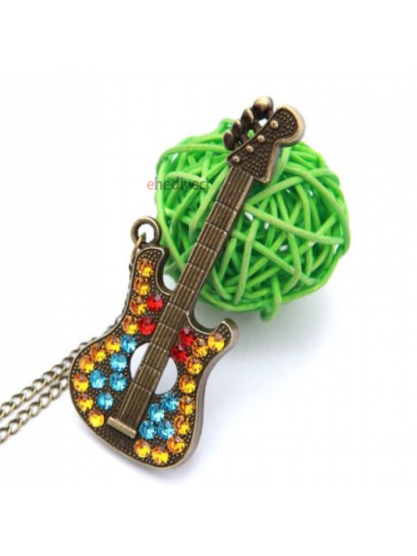 Retro Bayan Liya Tarz Gitar Kolye… Retro Bayan Liya Tarz Gitar Kolye…