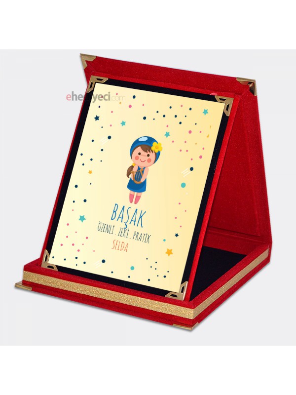 Kişiye Özel Başak Burcu Temalı Plaket… Kişiye Özel Başak Burcu Temalı Plaket…