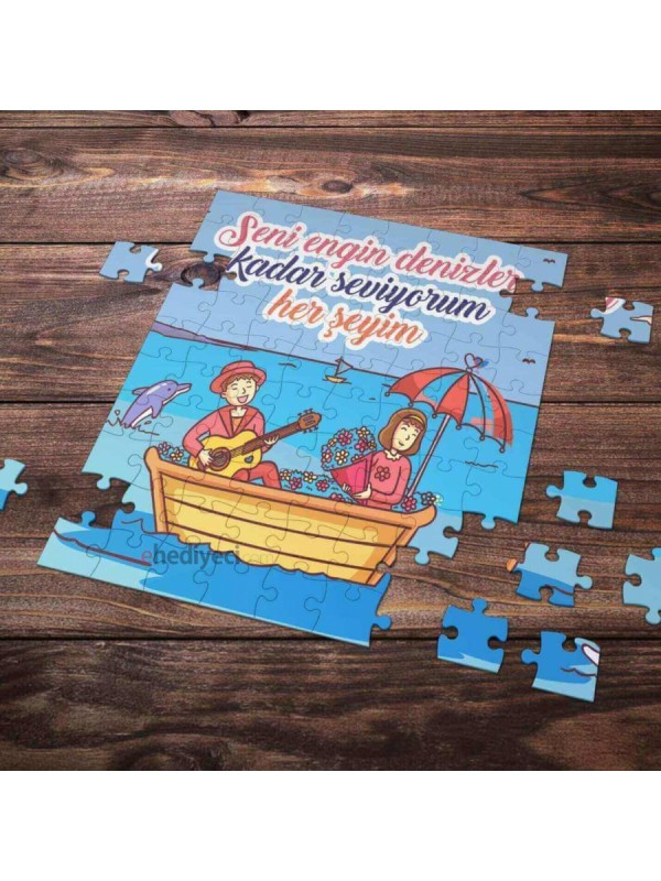 99 Parça Romantik Tasarımlı Puzzle Yapboz No15… 99 Parça Romantik Tasarımlı Puzzle Yapboz No15…