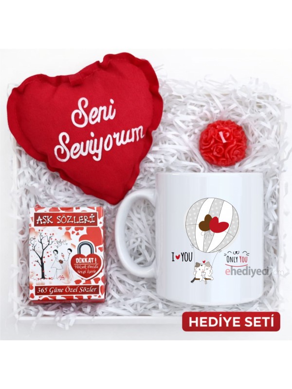 Hediye Sevgiliye Doğum Günü Hediyesi Seti I Love You -&hellip;