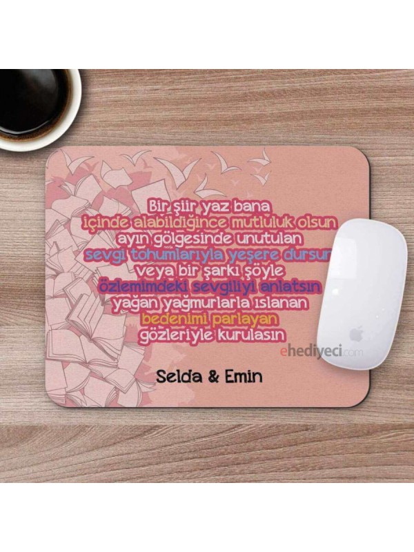 Kişiye Özel Romantik Tasarımlı Mousepad - R6… Kişiye Özel Romantik Tasarımlı Mousepad - R6…
